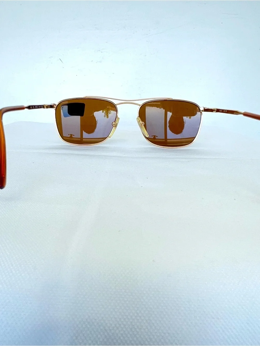 PERSOL Italy RATTI PM473 DIC DR Gold Metal Frame Brown Lens Aviators Sunglasses